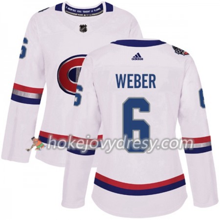 Dámské Hokejový Dres Montreal Canadiens Shea Weber 6 Bílá 2017-2018 Adidas Classic Authentic